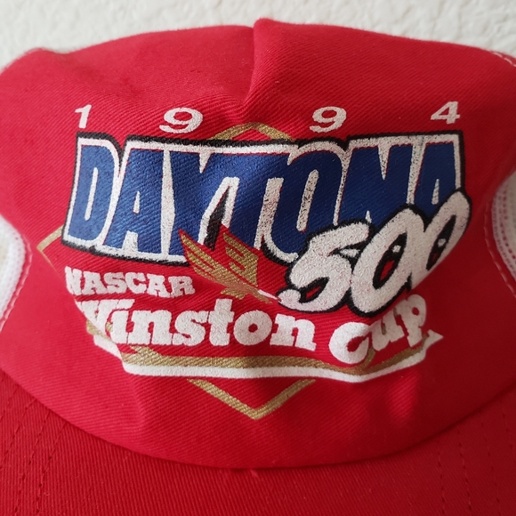Vintage Nascar Daytona 500 1994 Winston Cup Trucker Hat Cap Snapback Mesh - Picture 2 of 5